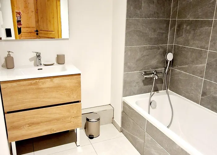 Neuf 5 Pieces A 20m Des Pistes Avec Garage Double - Fr-1-755-37 Apartment *